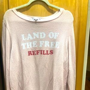 Wild fox land of the free sweatshirt